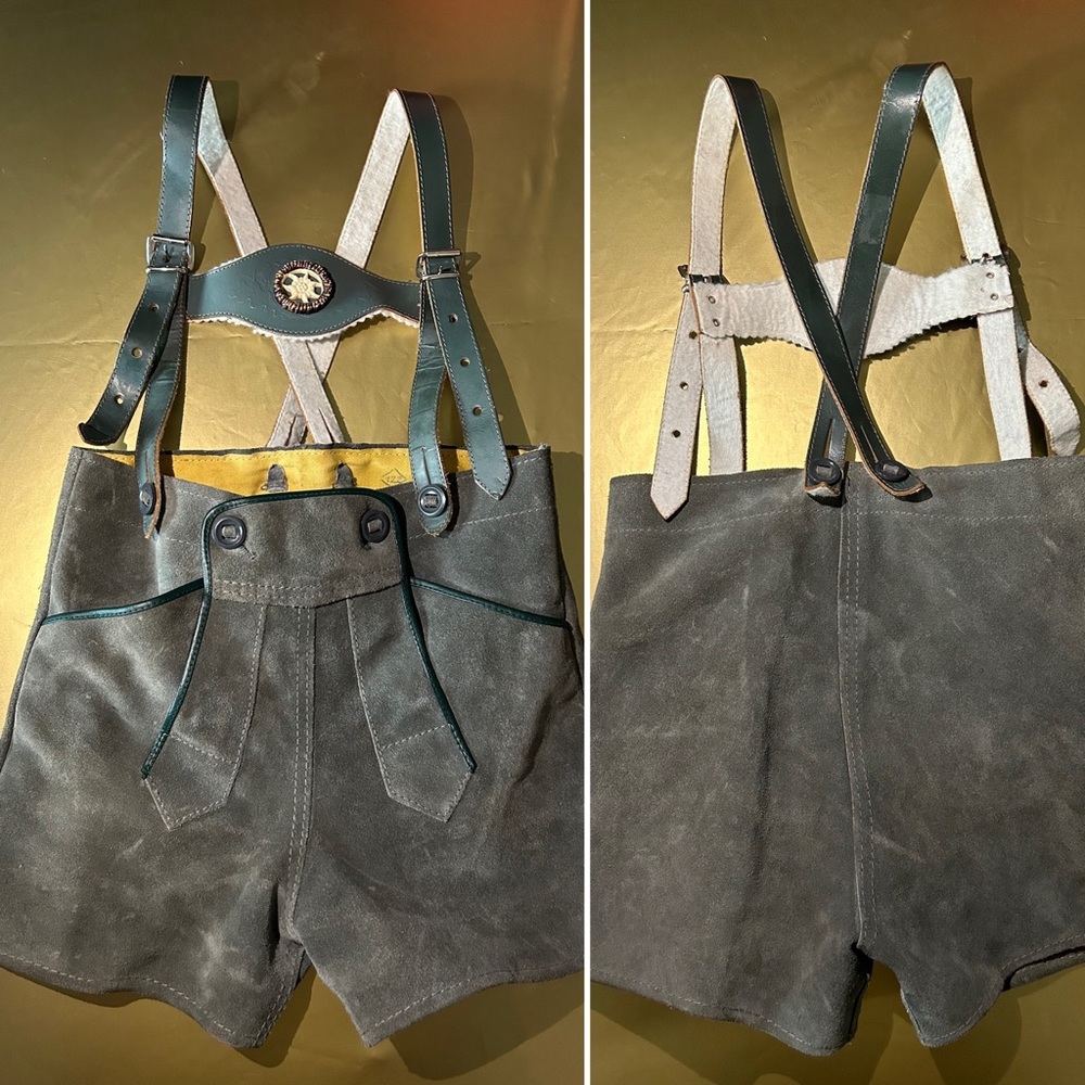 Authentic lederhosen vintage kids